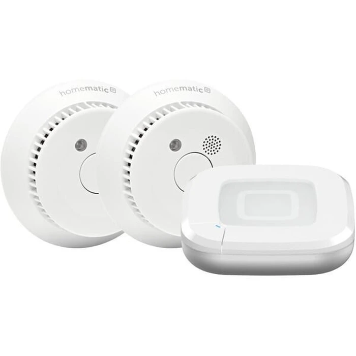 Homematic IP Smart Home Starter Set Smoke Detector (HmIP-SK27) - 1x Access Point, 2x Smoke Detectors