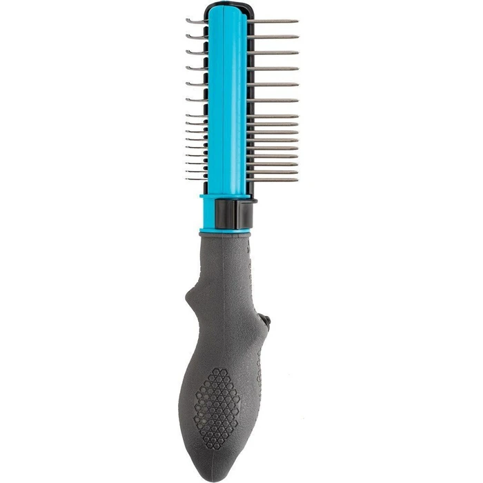 FURminator Χτένα για Μακρύτριχους Σκύλους για Περιποίηση Τριχώματος Γκρι