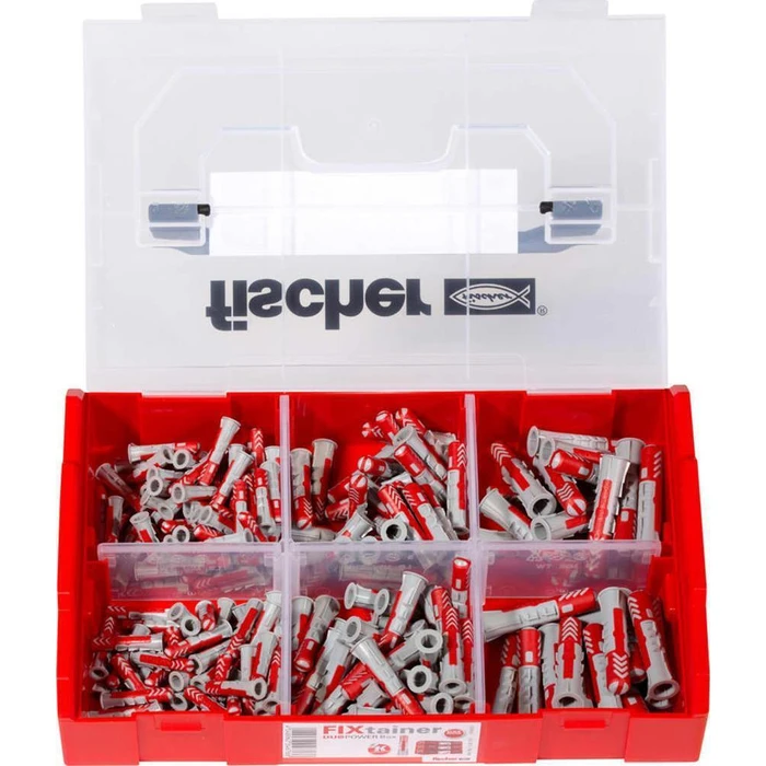 Fischer Plastic Wall Plugs DUOPOWER Assortment 6x30 / 8x30 / 10x50 - 431576