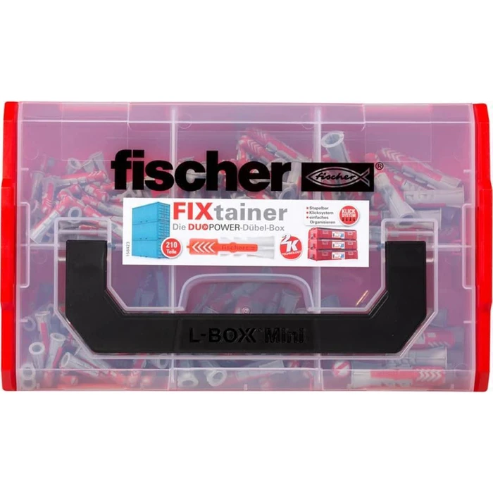 Fischer Plastic Wall Plugs DUOPOWER Assortment 6x30 / 8x30 / 10x50 - 431576