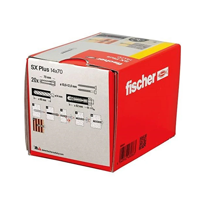 Fischer Plastic Wall Plug SX 14x70mm - 20 pcs (568014)