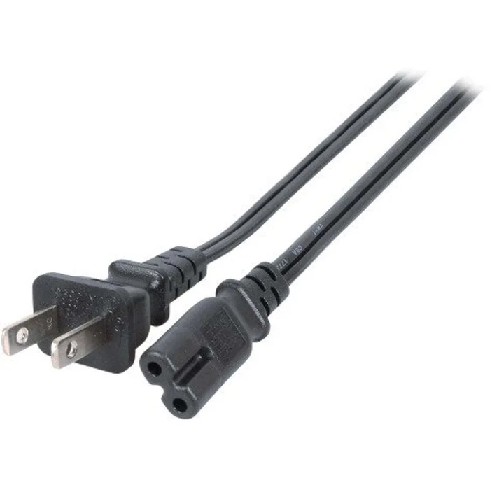 Καλώδιο τροφοδοσίας IEC C7 - 1.8m Μαύρο EFB
