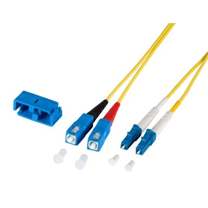 EFB Duplex Patch Cable LC-SC OS2 (G.652D) 9/125µm 25m LSZH 2mm Yellow (O0360.25)
