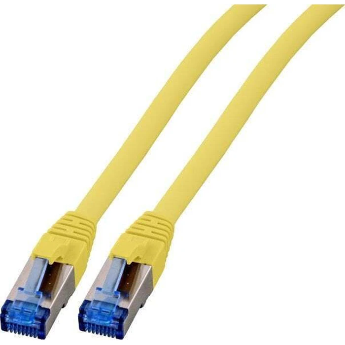 EFB S/FTP Cat.6a (Gigabit) Ethernet Network Cable 5m Yellow K5525FGE.5
