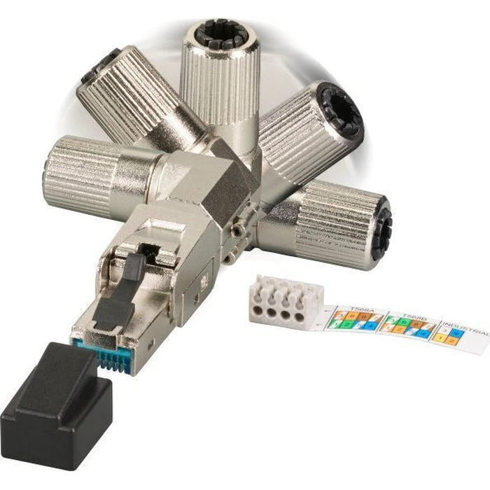EFB ACCS Toolless RJ45 STP Cat.6a Αυτοτερματιζόμενο Premium
