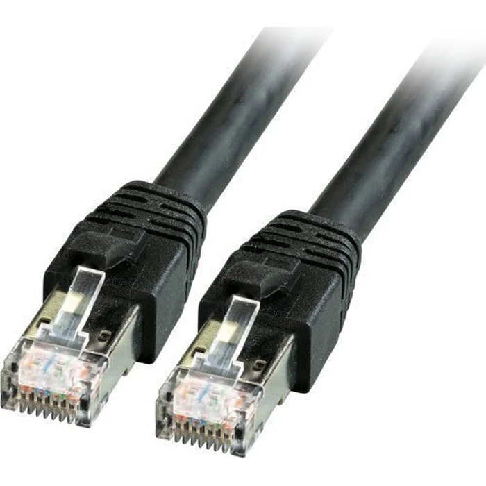 EFB RJ45 Patch Cable Cat.8.1 S/FTP LSZH BC Black 5 m