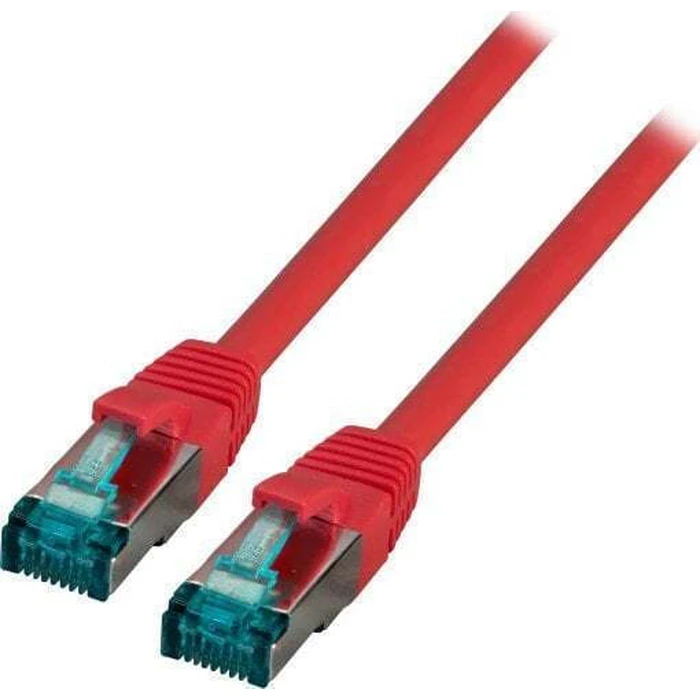 EFB RJ45 Patch καλώδιο S/FTP Cat.6A LSZH 20.00 m κόκκινο