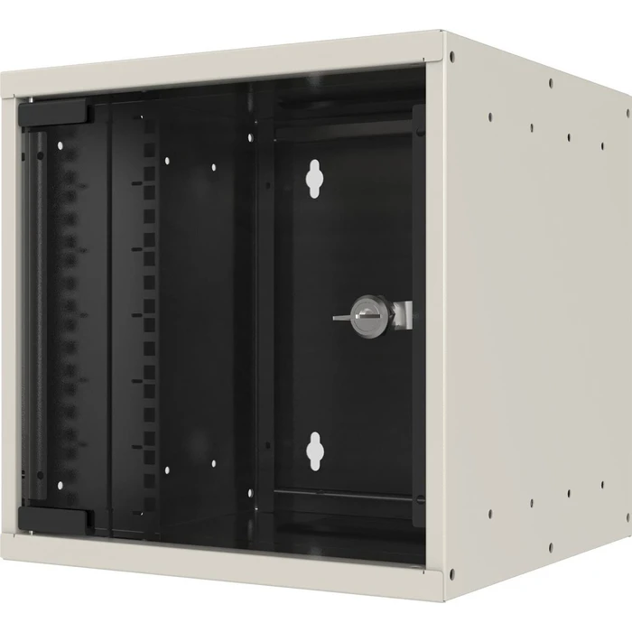 10" Wall-Mount Rack Enclosure 9U Depth 300mm 1-piece RAL9010 - EFB Elektronik WGB-1009WS.30