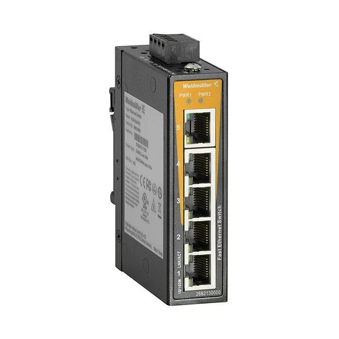 Weidmuller 2682130000 Unmanaged L2 Switch 5 Θύρες Gigabit Ethernet (1 Gbps)