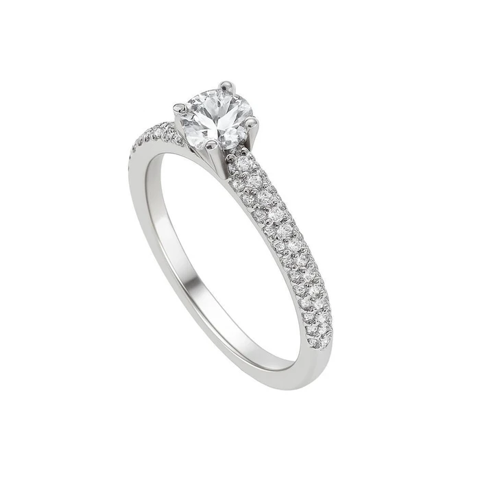 Diamonfire Women's Sterling Silver Ring with Zirconia, Size 17
