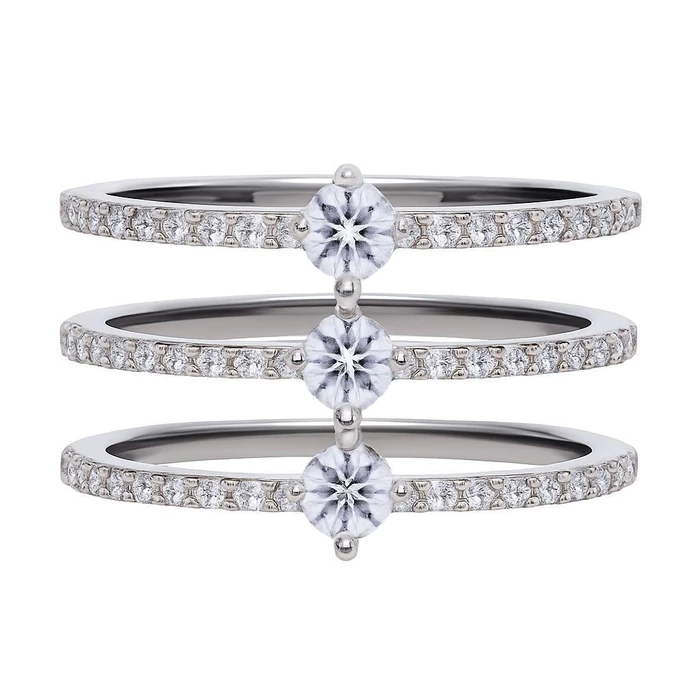 Diamonfire Women's Zirconia Ring in Sterling Silver - MPN 6118401082170