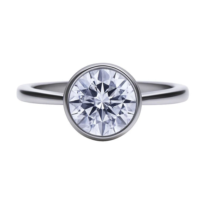 Diamonfire Γυναικείο Δαχτυλίδι με Ζιργκόν από Ασήμι - Μέγεθος 16 (Diamonfire)