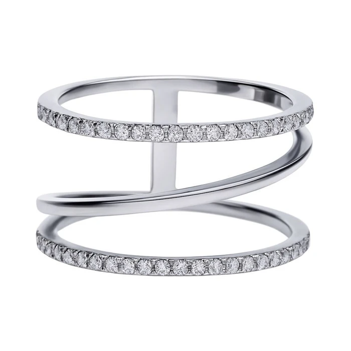 Diamonfire Women's Sterling Silver Ring with Zirconia - Diamonfire 6118631082165