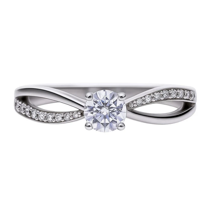 Diamonfire Γυναικείο Ασημένιο Δαχτυλίδι με Ζιργκόν, Μέγεθος 17