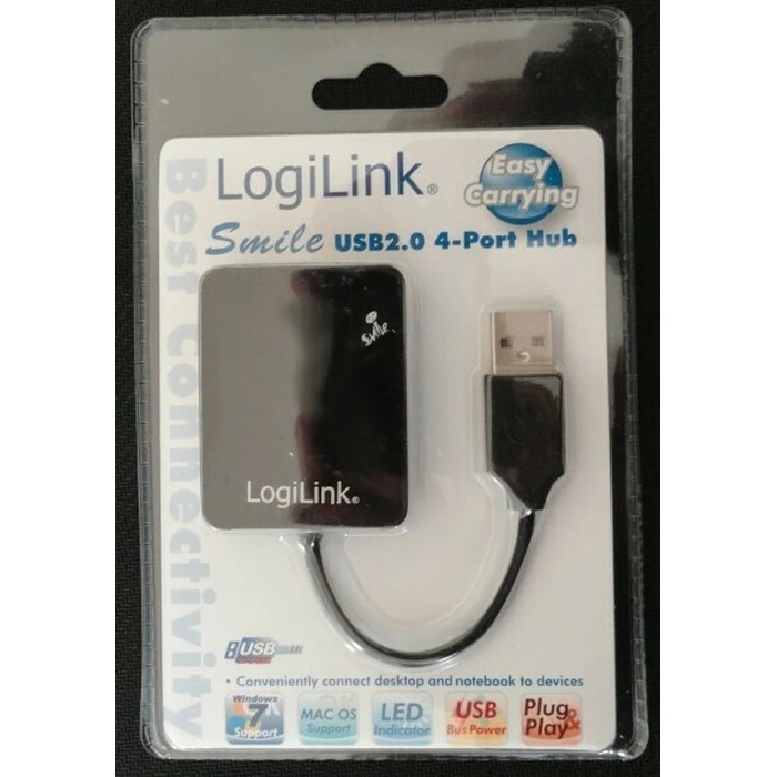 LogiLink USB 2.0 4-Port Hub with USB-A connection (UA0139)