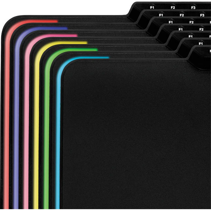 LogiLink ID0155 Gaming Mouse Pad Medium (360 x 260 mm) RGB Lighting Silicone Black