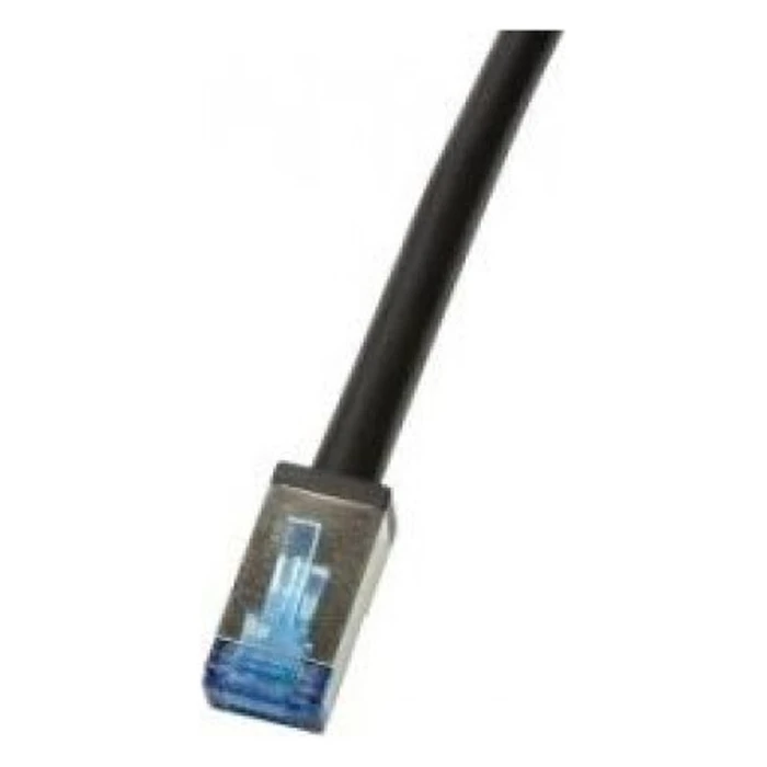 LogiLink Outdoor PE Patch Cable CAT.6A S/FTP 0.5 m Black