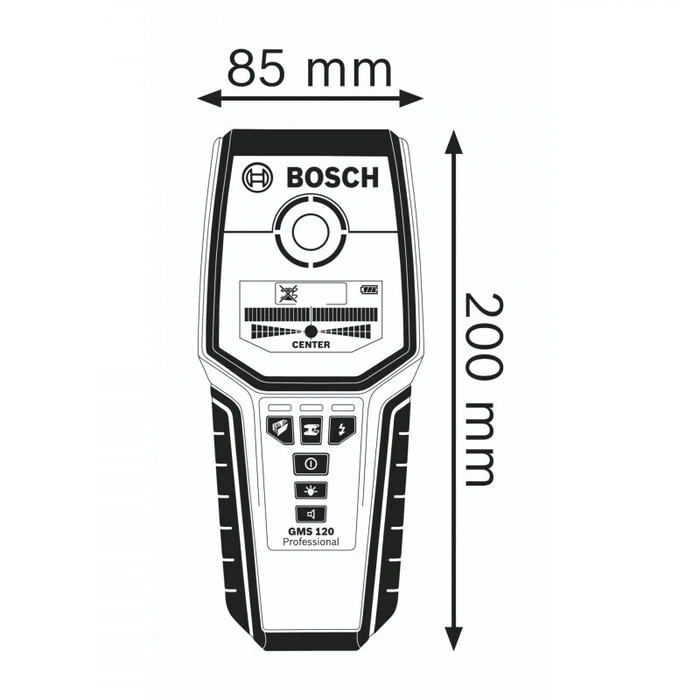 Bosch GMS 120-27 Ψηφιακός ανιχνευτής μετάλλων