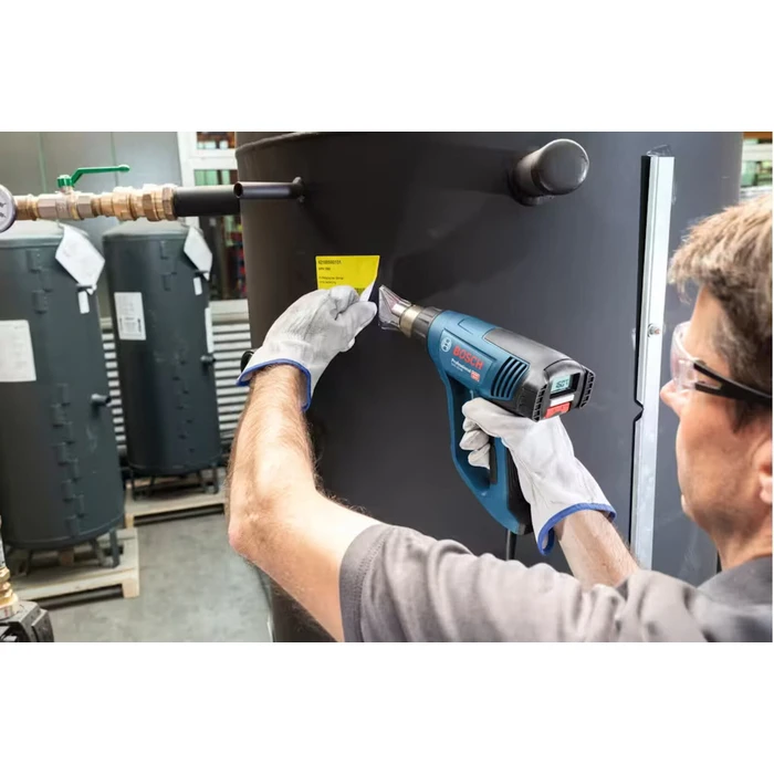 Bosch GHG 23-66 Professional Heat Gun 2,300 W with 5-piece Accessories (blue/black) - L-BOXX
