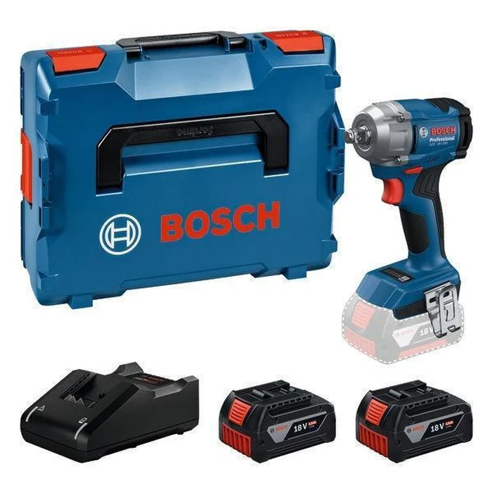 Bosch GSR 18V-65 Δραπανοκατσάβιδο Μπαταρίας Brushless 18V 2x2.0Ah + GAL18V-20 L-Case