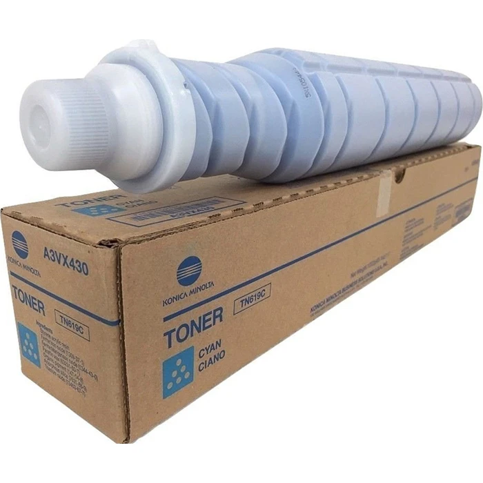Konica Minolta Toner TN-619C Cyan (Part A3VX455) - Original - 78,000 pages @5%