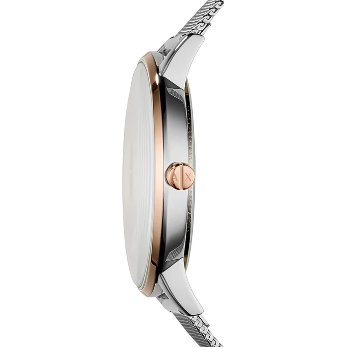 Armani Exchange Lola AX5537 Γυναικείο Ρολόι 36mm Με Ασημί Μεταλλικό Μπρασελέ (Milanese)