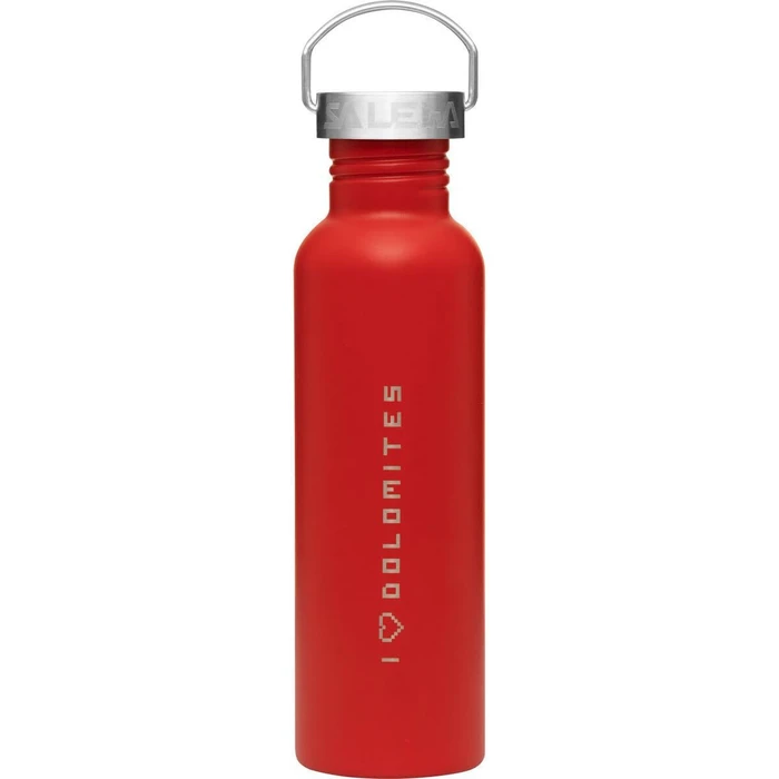 Salewa Aurino Stainless Steel Bottle 0.75 L - Flame/Dolomites (Red)