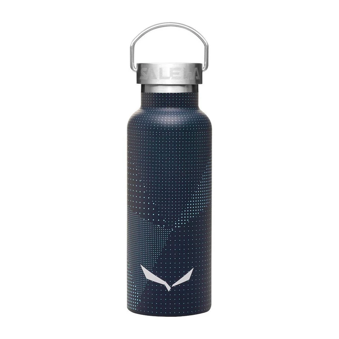 Salewa Valsura Μπουκάλι Θερμός Ανοξείδωτο 450ml Navy / Dots 23135