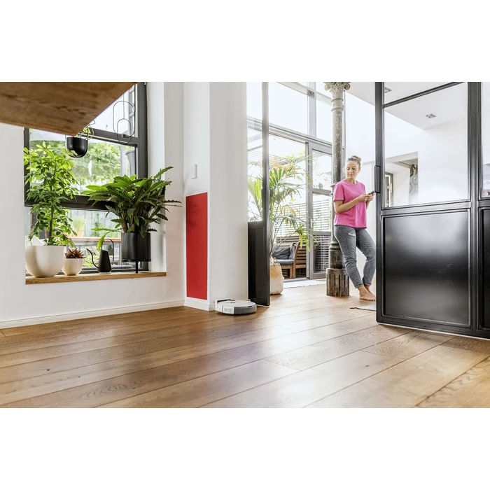 Karcher RCV 5 Σκούπα Ρομπότ με Χαρτογράφηση LiDAR & Απορρόφηση 5000Pa Λευκή