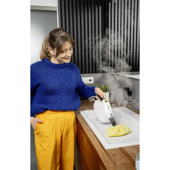 Ατμοκαθαριστής Karcher SC 1 Multi (1.516-404.0) — Λευκός, 0.2 L, 1300 W