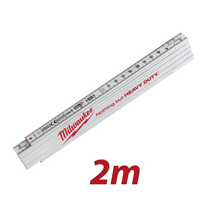 Milwaukee Πλαστικό Σπαστό Μέτρο 2m (4932459301)