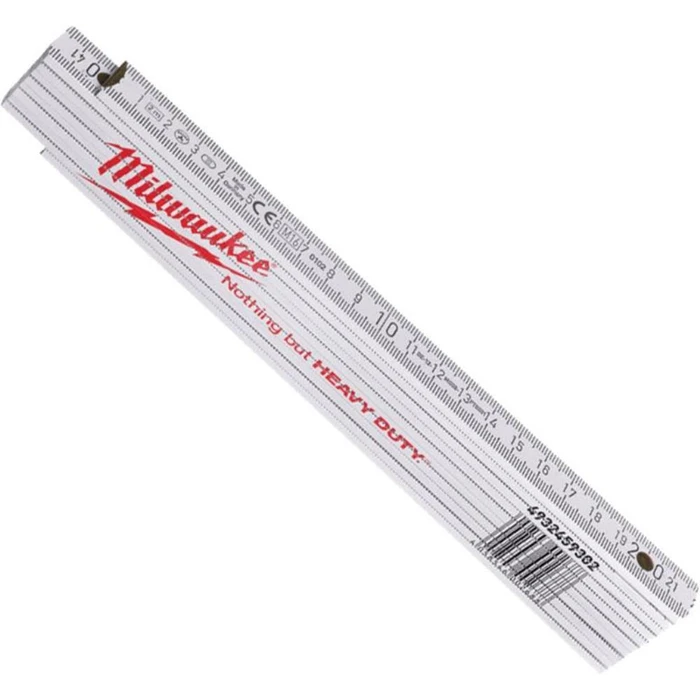 Milwaukee Ξύλινο Σπαστό Μέτρο 2m (μοντέλο 4932459302)