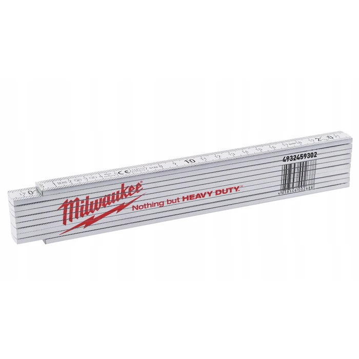 Milwaukee Ξύλινο Σπαστό Μέτρο 2m (μοντέλο 4932459302)