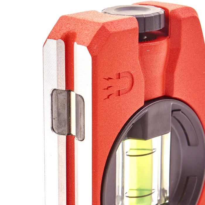 Milwaukee 4932459597 Plastic Magnetic Spirit Level 8 cm with 1 Vial
