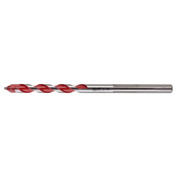 Milwaukee TCT Super Carbide-Tip Drill Bit with Cylindrical Shank for Building Materials 6x50mm (4932471175)