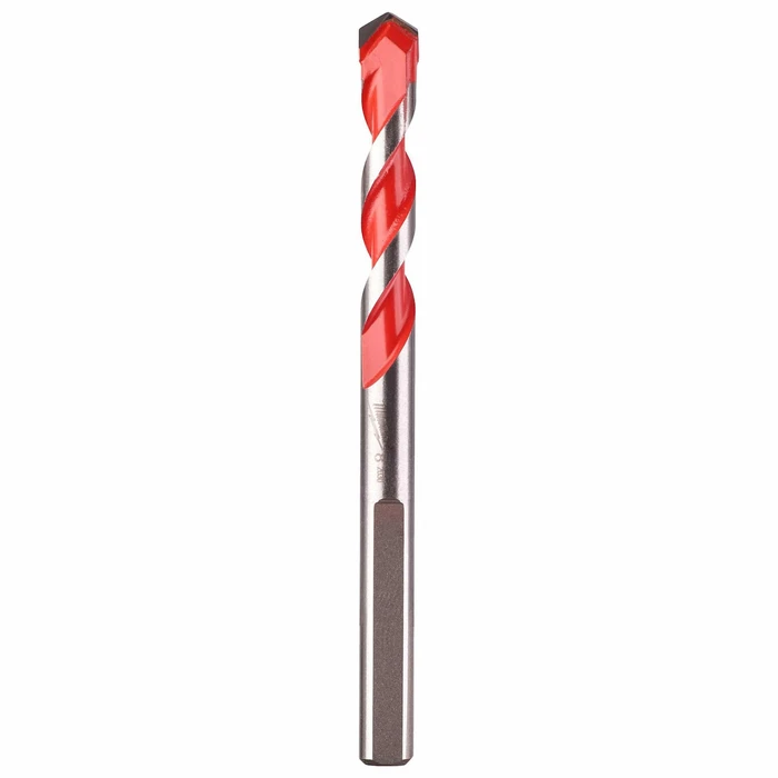 Milwaukee TCT Super Carbide Drill Bit with Cylindrical Shank for Building Materials 8x50mm - 4932471182