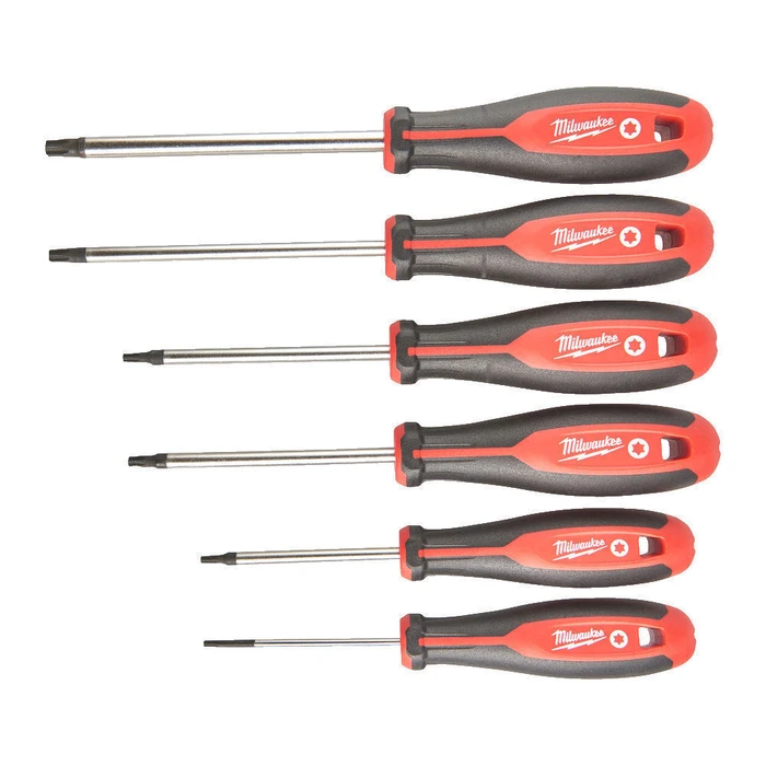 Milwaukee Σετ 6 Κατσαβίδια Tri‑lobe (PH1, PH2, SL3, SL4, SL5.5, SL6.5)