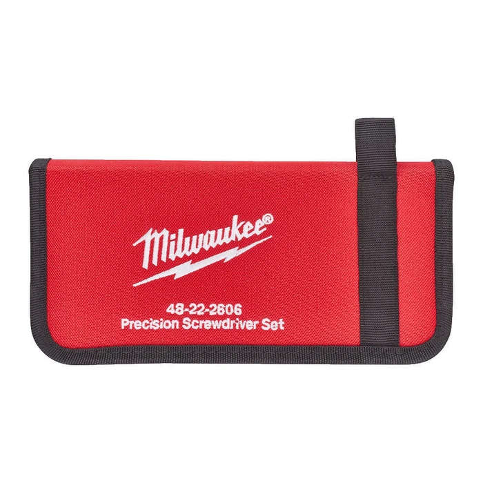Milwaukee Precision Screwdriver Set with 6 Interchangeable Bits (4932471869)