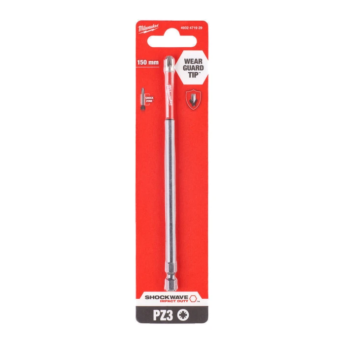 Milwaukee Shockwave Pozidriv Screwdriver Bit PZ3 (1 pc)