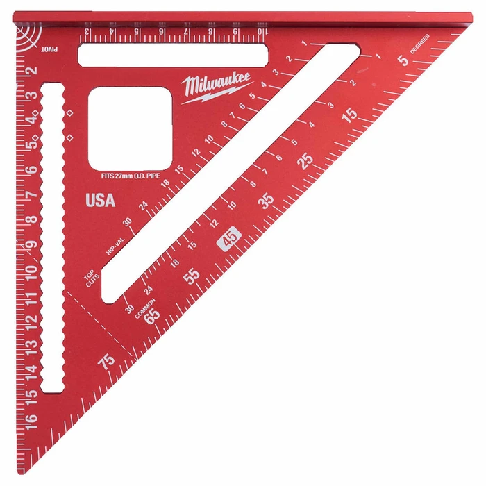 Milwaukee Carpenter / Machinist Try Square with 18 cm Stock