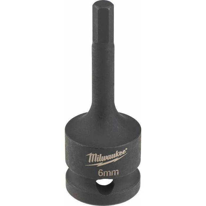 Milwaukee Long Allen Impact Socket, 1/2'' Drive, H6 - Model 4932478064
