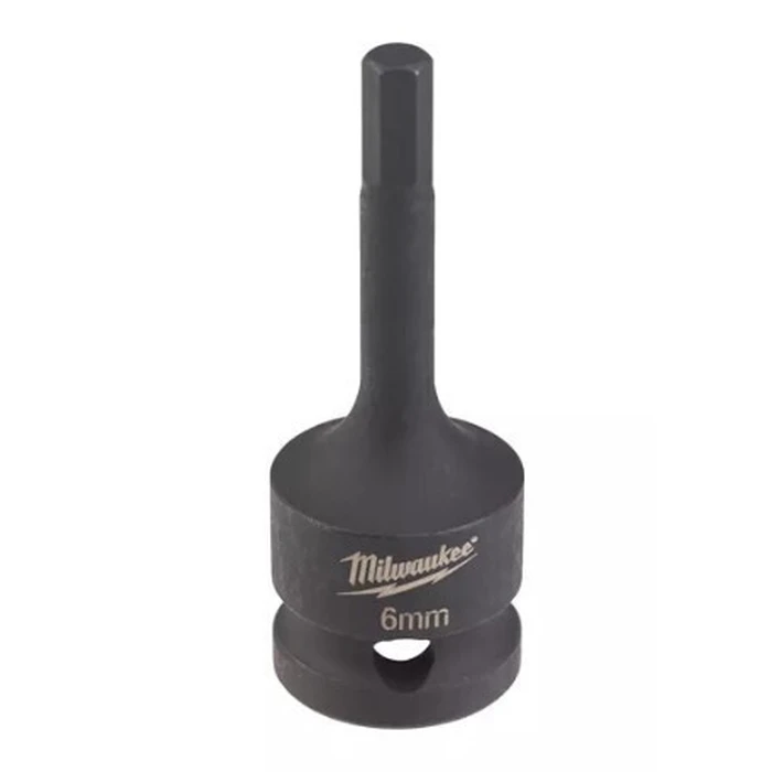 Milwaukee Long Air Impact Allen Socket, 1/2'' Drive, H6