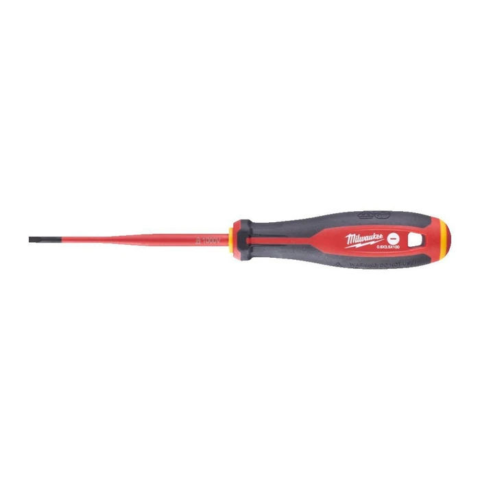Milwaukee Electrician Screwdriver VDE 1000V Straight 3.5x100mm