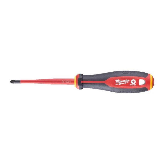 Milwaukee Κατσαβίδι Ηλεκτρολόγου VDE 1000V Σταυρός PH2x100mm (4932478722)