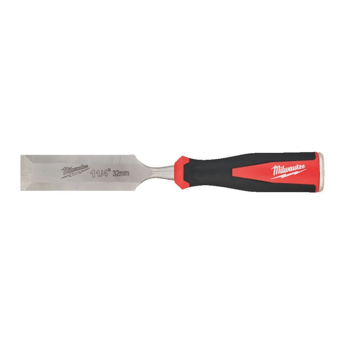 Milwaukee Chisel with 32 mm Straight Blade and Plastic Handle