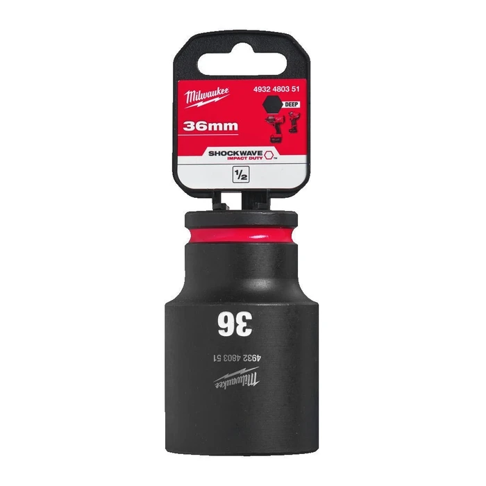 Milwaukee Shockwave Καρυδάκι Αέρος Εξάγωνο 36mm 1/2" (4932480351)