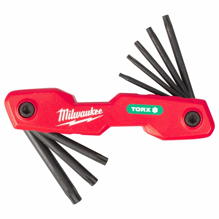 Milwaukee Folding Torx Key Tool (T9–T40) - Model 4932480979