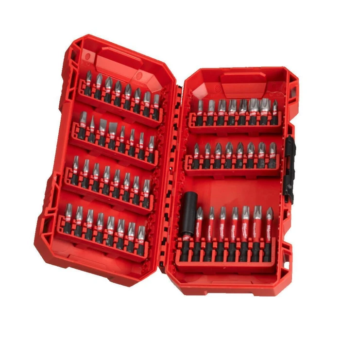 Milwaukee Σετ 56 Μύτες Κατσαβιδιού SHOCKWAVE Allen / Torx / Αστέρι / Σταυρός - 4932492006