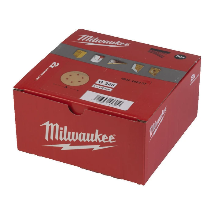 Milwaukee Sandpaper K80 - Pack of 50