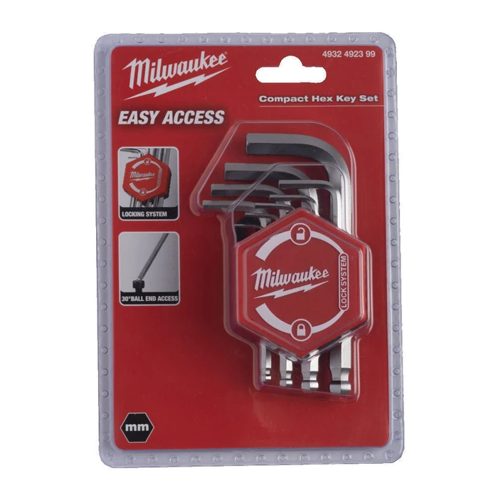 Milwaukee Σετ 9 Κλειδιά Allen σε Σχήμα L (1.5-10mm) - 4932492399